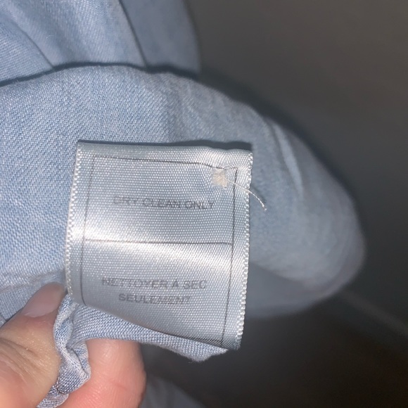 BB Dakota Sway Chambray Shirtdress Blue Sz. Medium - Picture 7 of 7